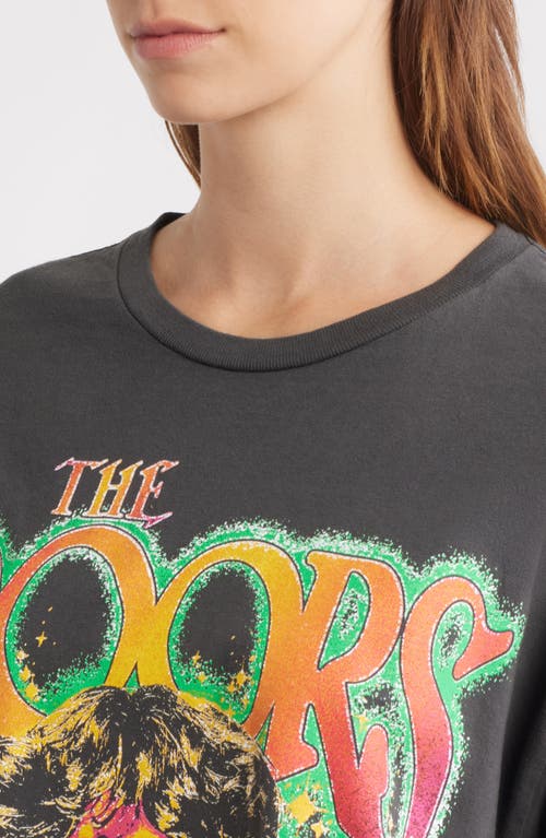 Merch Traffic The Doors Riders On The Storm Oversize Graphic T-shirt In Gray