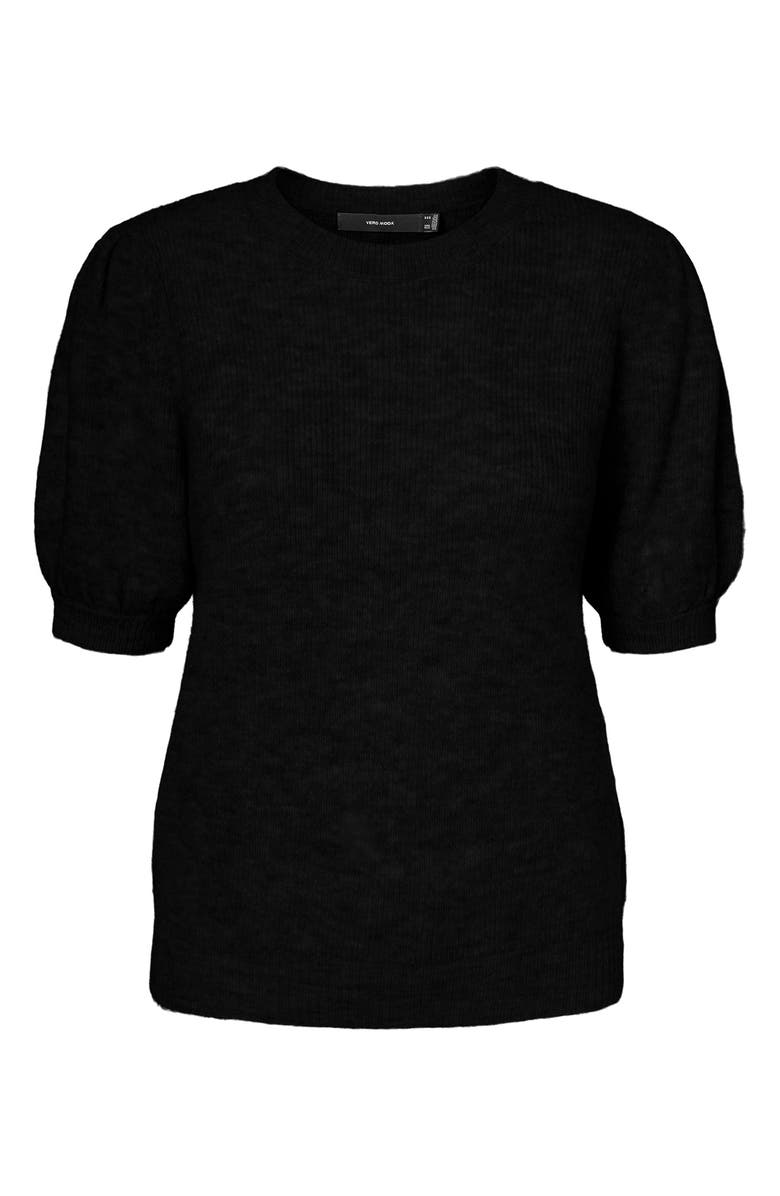 VERO MODA Lefile Puff Short Sleeve Ribbed Sweater, Alternate, color,