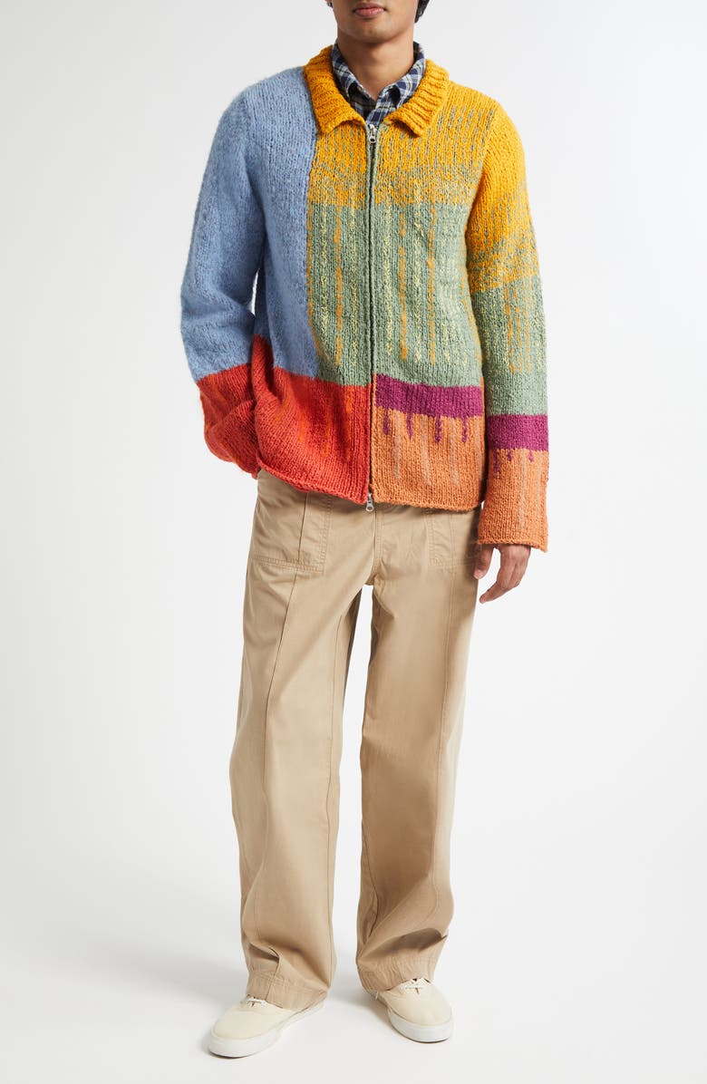 The Elder Statesman Surprise & Delight Cotton Twill Pants, Alternate, color, Khaki