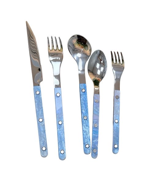 Modern Nebula Cutlery, Bistrot Style Rivet Flatware Set