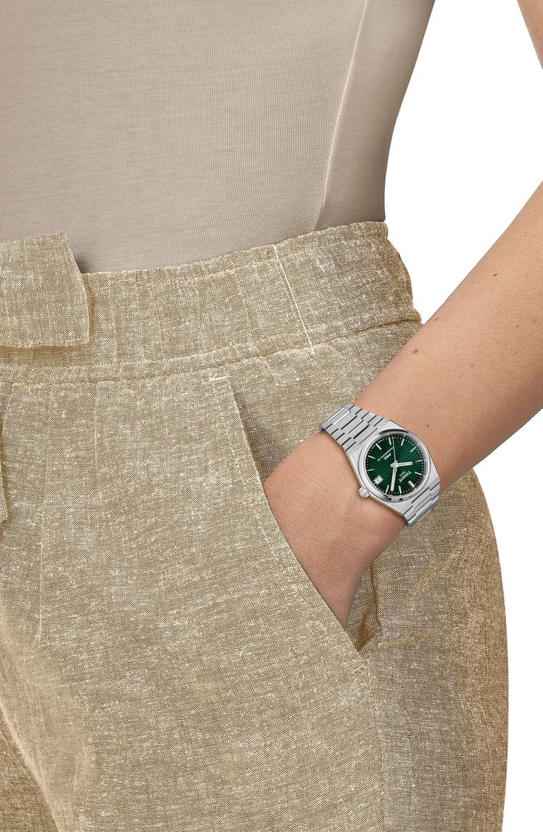 Tissot PRX Powermatic 80 Bracelet Watch, 35mm, Alternate, color, Grey