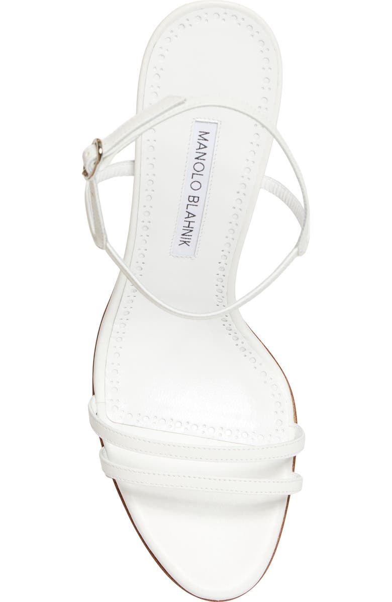 Manolo Blahnik Ciagapla Sandal, Alternate, color, Whit1012