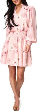 GIBSONLOOK Nasreen Floral Long Sleeve Dress