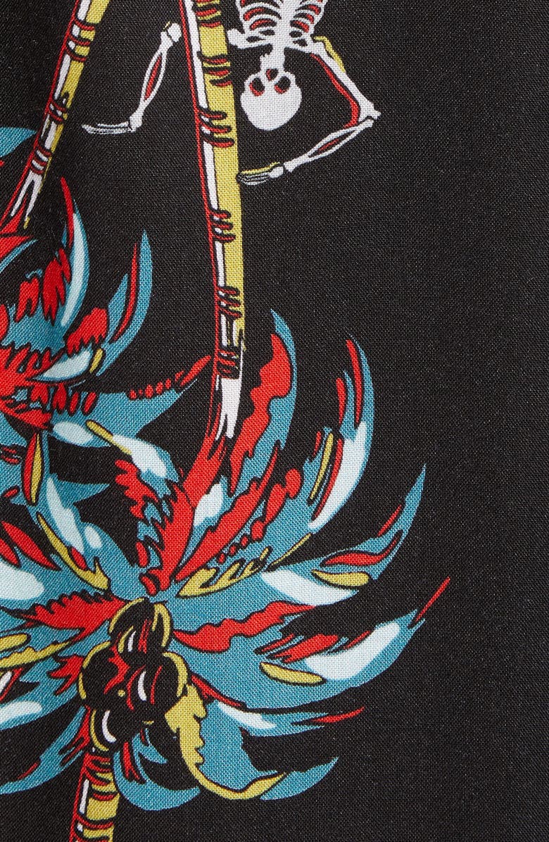 The Kooples Regular Fit Hawaiian Shirt, Alternate, color, 