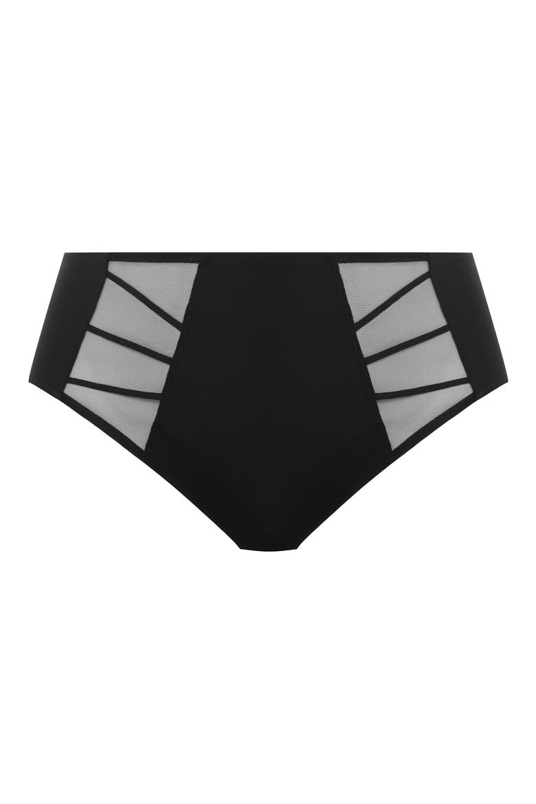 Sachi Full Figure Briefs, Alternate, color, BLACK