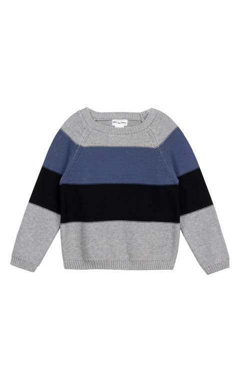 Kids' Colorblock Organic Cotton Sweater (Toddler, Little Kid & Big Kid)