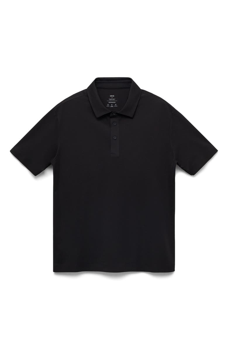 MANGO Thermoregulating Performance Slim Fit Stretch Polo, Alternate, color, 