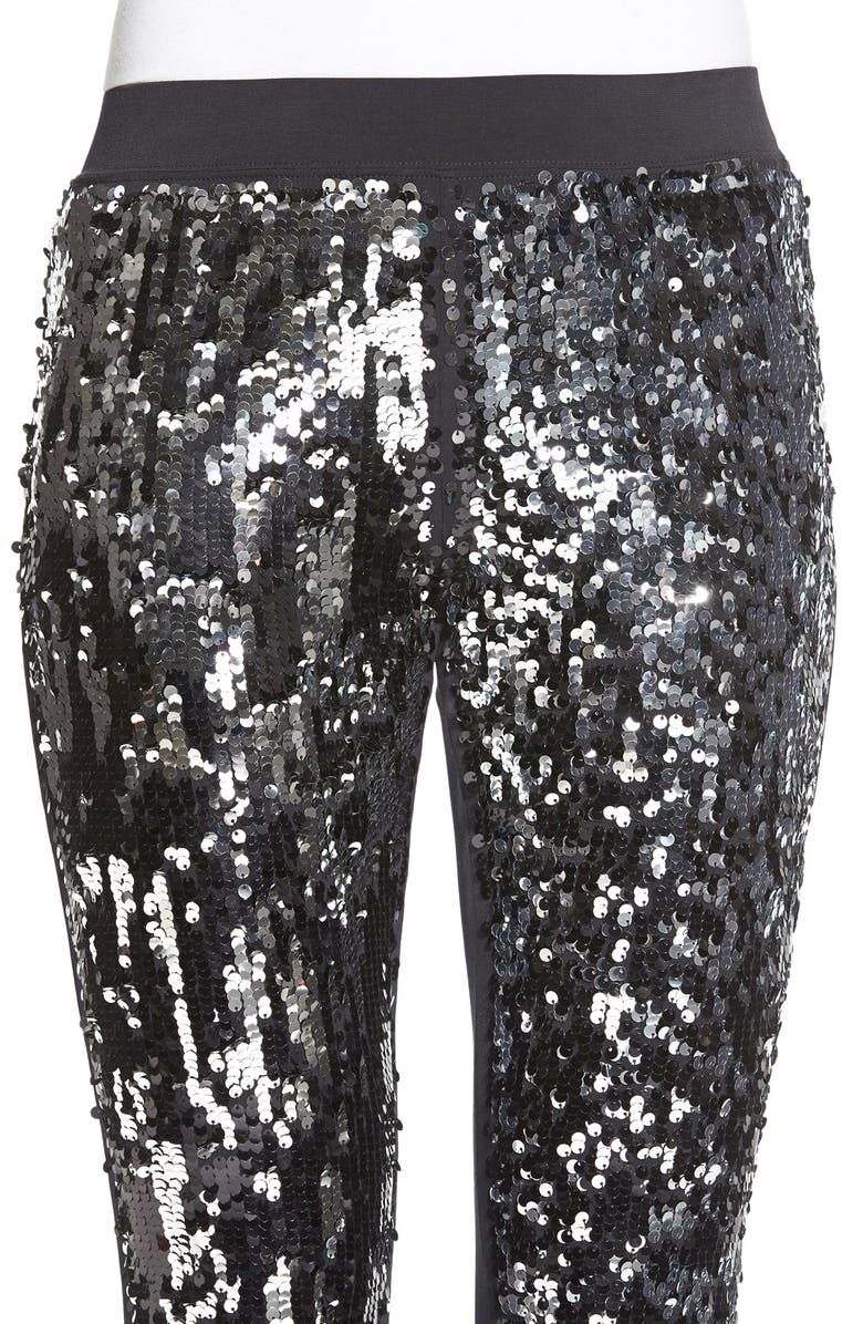 Nordstrom Sequin Front Leggings, Alternate, color,