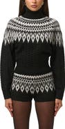 Naked Wardrobe Fair Isle Turtleneck Sweater