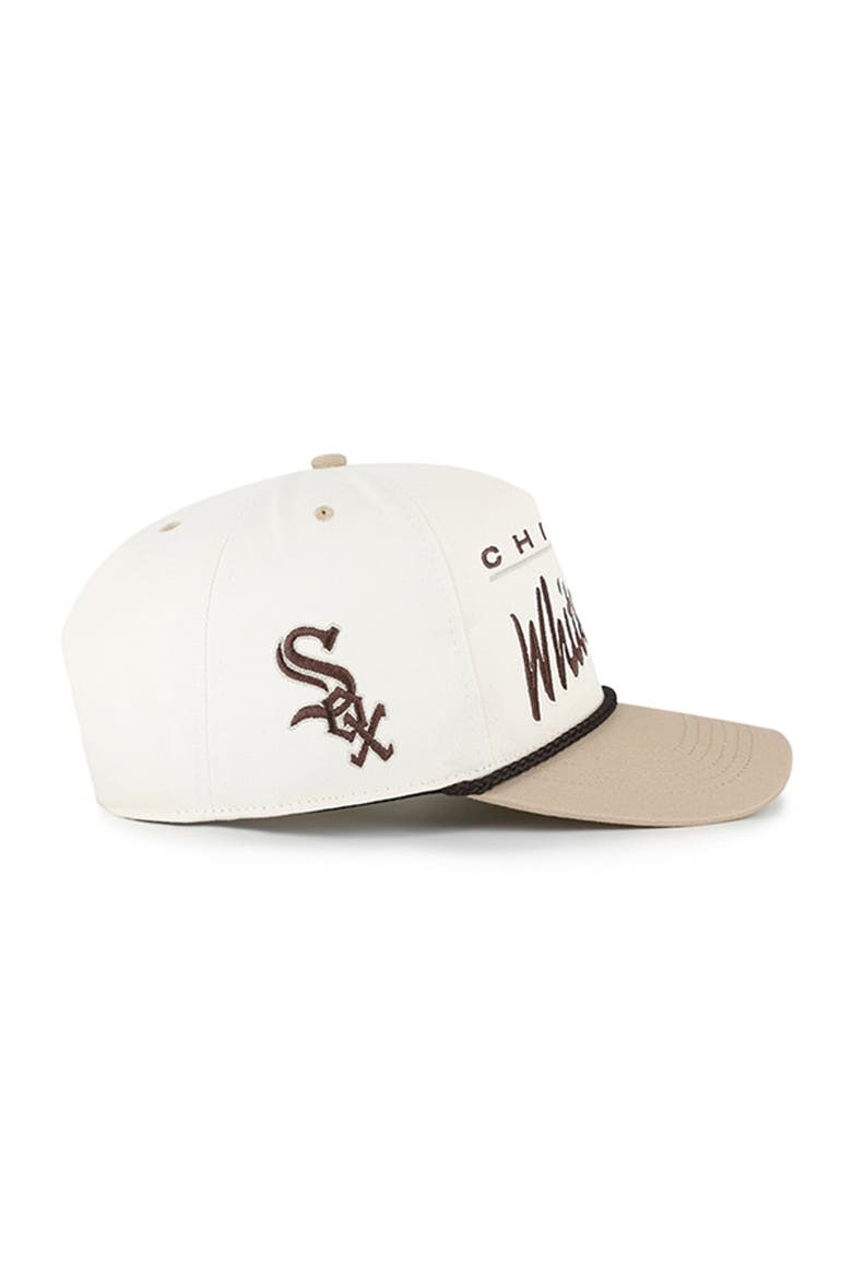 Men's '47  Natural/Tan Chicago White Sox Neutral Terrain Hitch Rope Adjustable Hat, Alternate, color, Natural