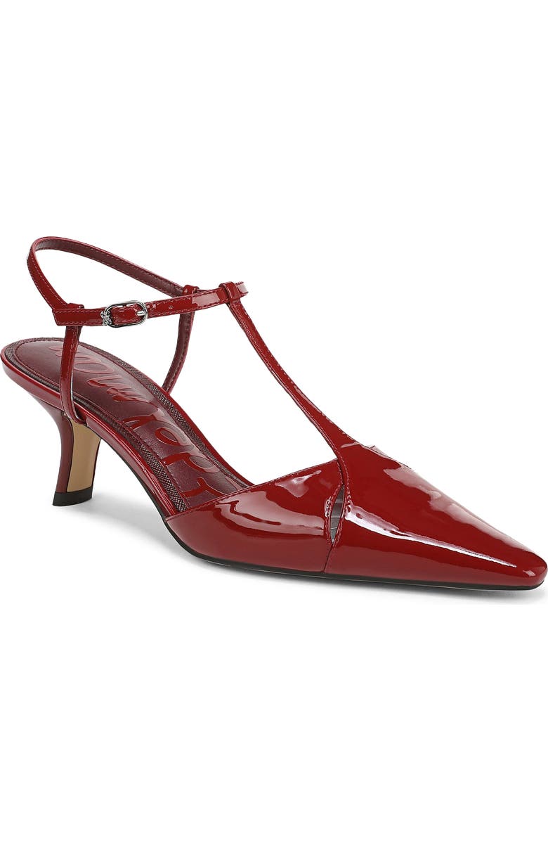 Sam Edelman Briella Pointed Toe Pump, Main, color, Deep Scarlet
