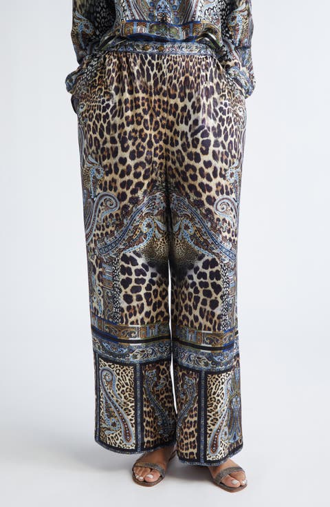 Istanbul Animalia Button Front Lounge Pants