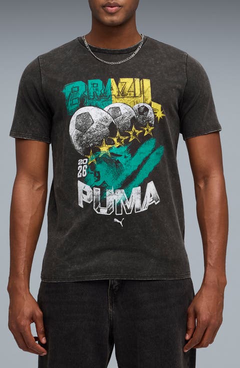 Fanpack '90s Bespoke Brazil Cotton Graphic T-Shirt