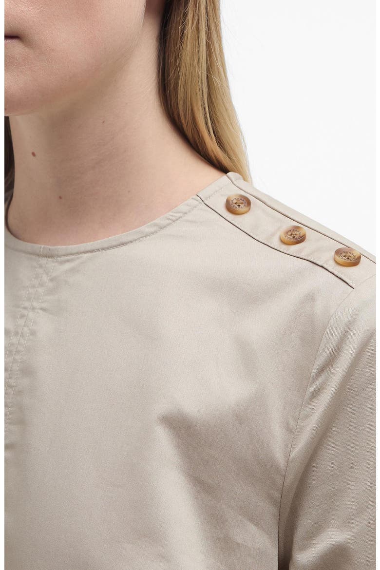 Luna Cotton Swing Minidress, Alternate, color, LIGHT SAND