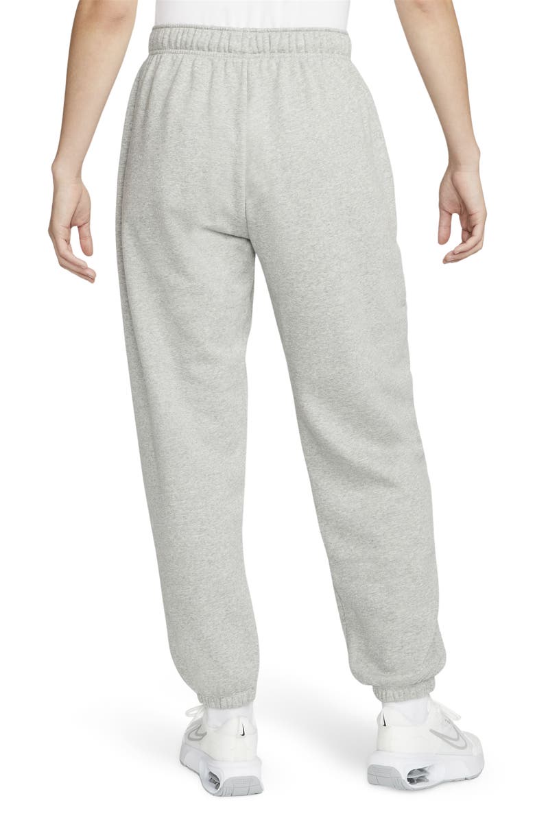 Nike Sportswear Club Fleece Sweatpants, Alternate, color, 063 Dark Grey Heather/White