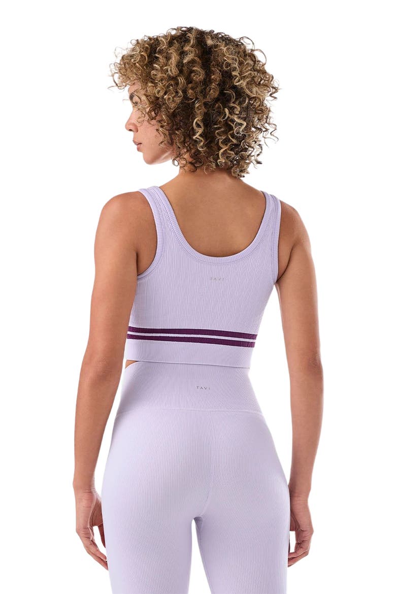 Seamless Vibe Rib Bra, Alternate, color, LAVENDER