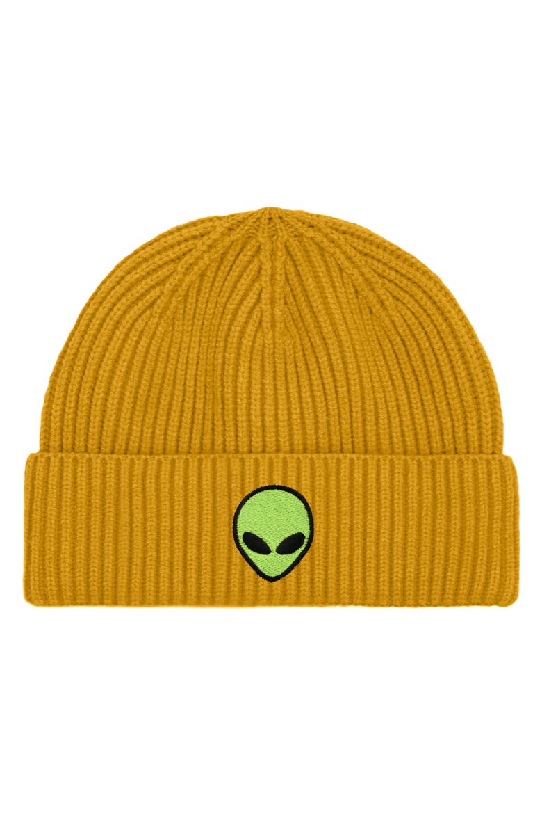 Alien Watch Cap, Main, color, Mustard