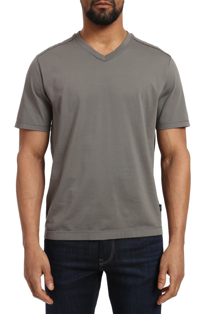 34 Heritage Deconstructed V-Neck Pima Cotton T-Shirt, Main, color,