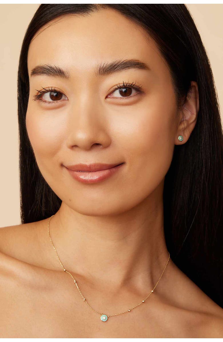 Oradina 14K Yellow Gold Station Necklace, Alternate, color, 