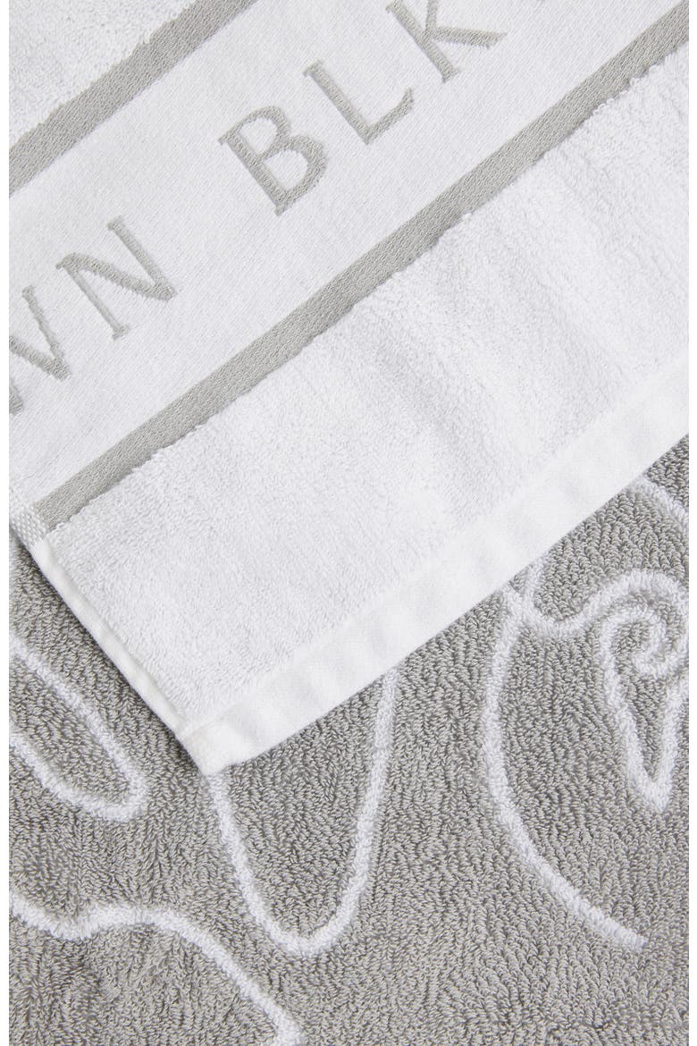 Swn  Logo Bath Sheet, Alternate, color, Grey