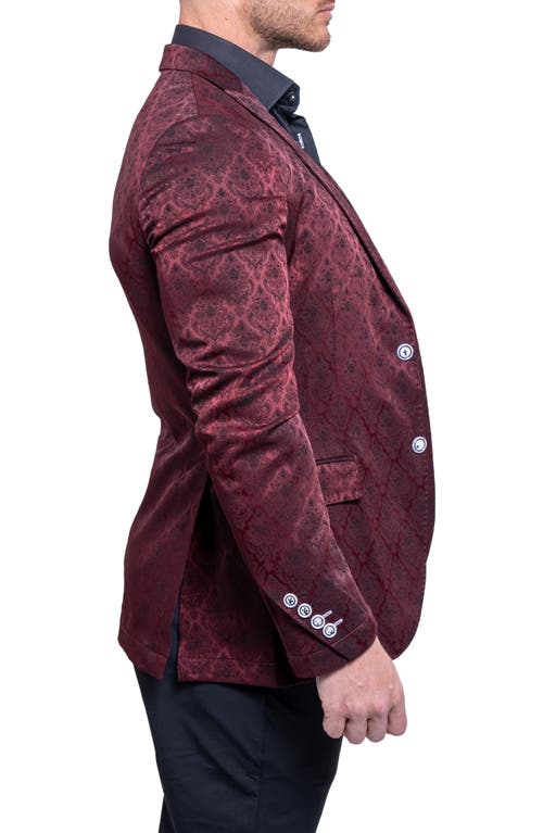 Maceoo Descartes Ascension2184 Unconstructed Blazer In Red