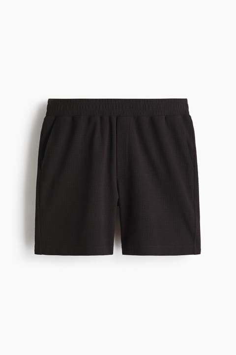 Textured Jersey Shorts
