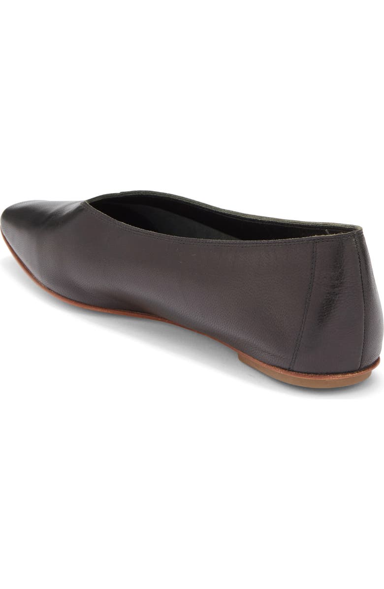 Pedro Garcia Tula Flat, Alternate, color, Black Kid Skin