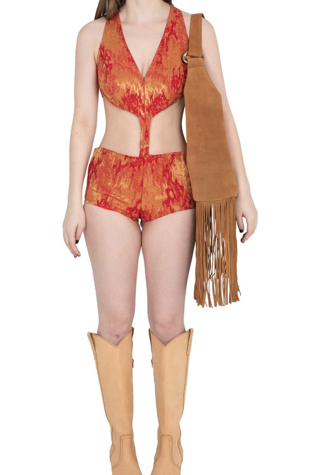 Jeffrey Campbell Wonders Suede Shoulder Bag, Alternate, color, Tan Suede