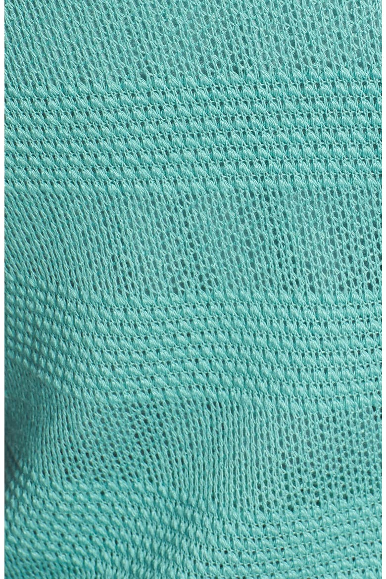 Lace Inset Pointelle Sweater, Alternate, color, MINT