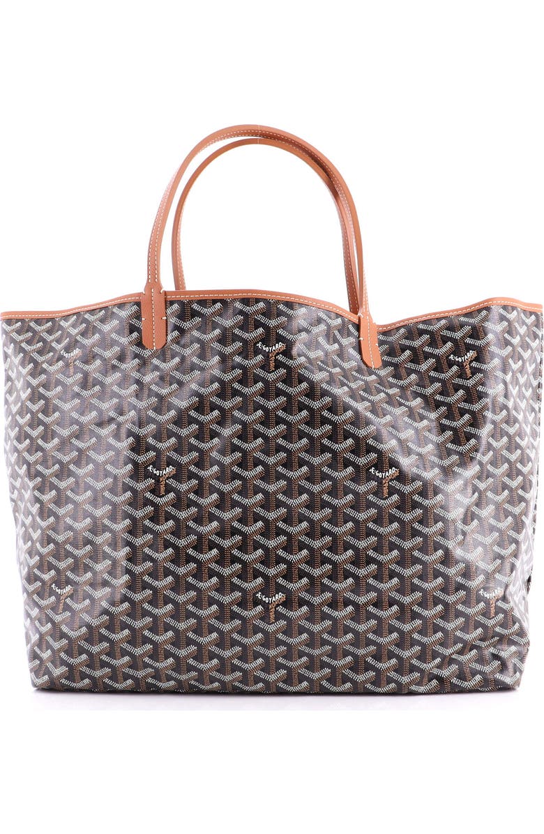 Pre-Owned Goyard Saint Louis Tote Coated Canvas GM, Alternate, color, Brown