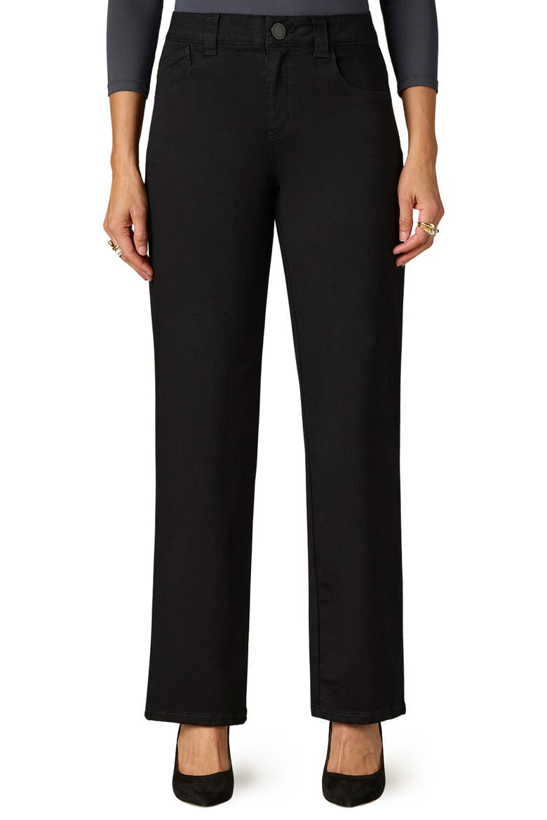 Sawyer Straight Leg Jeans, Main, color, BLACK