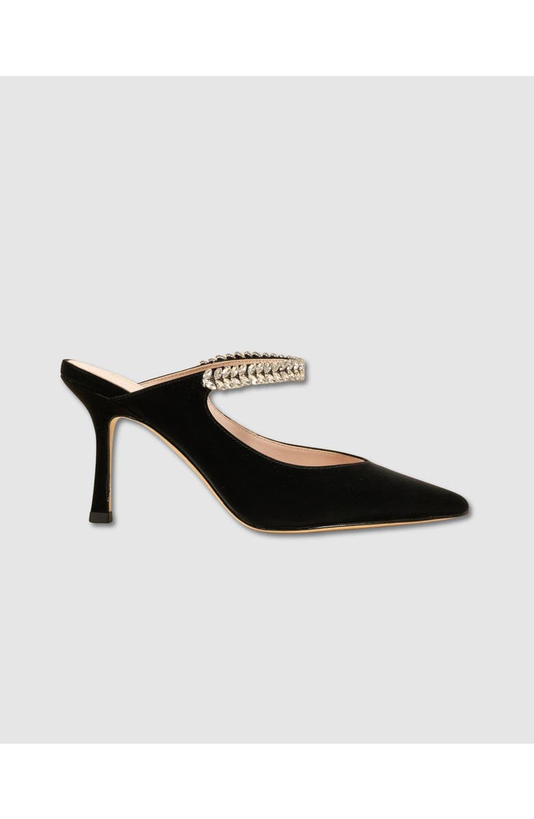 MI/MAI Harper Leather Mule By Diane Perreau, Alternate, color, Black