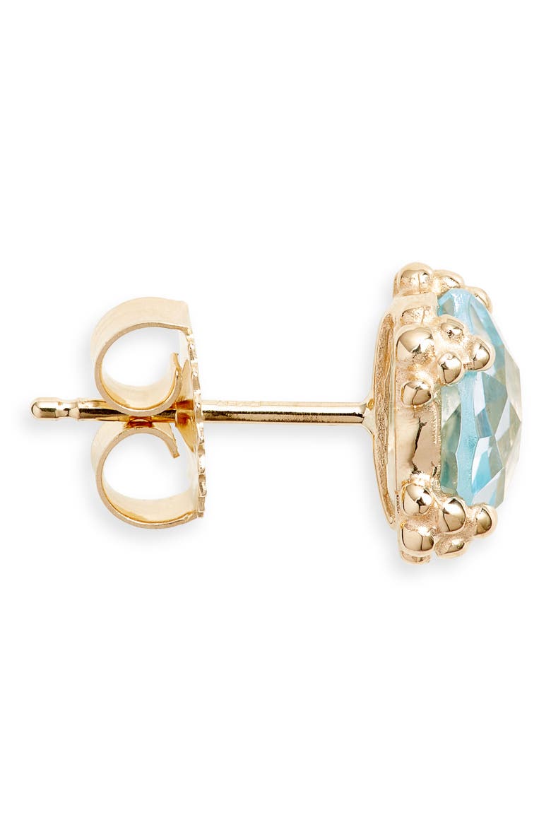 Dew Drop Cluster Stud Earrings, Alternate, color, GOLD