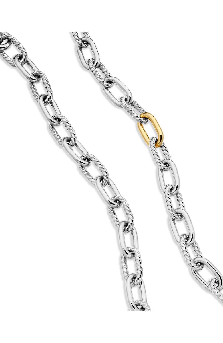 David Yurman DY Madison<sup>®</sup> Chain Necklace in Sterling Silver with 18K Yellow Gold, 11mm, Alternate, color, Gold/Silver