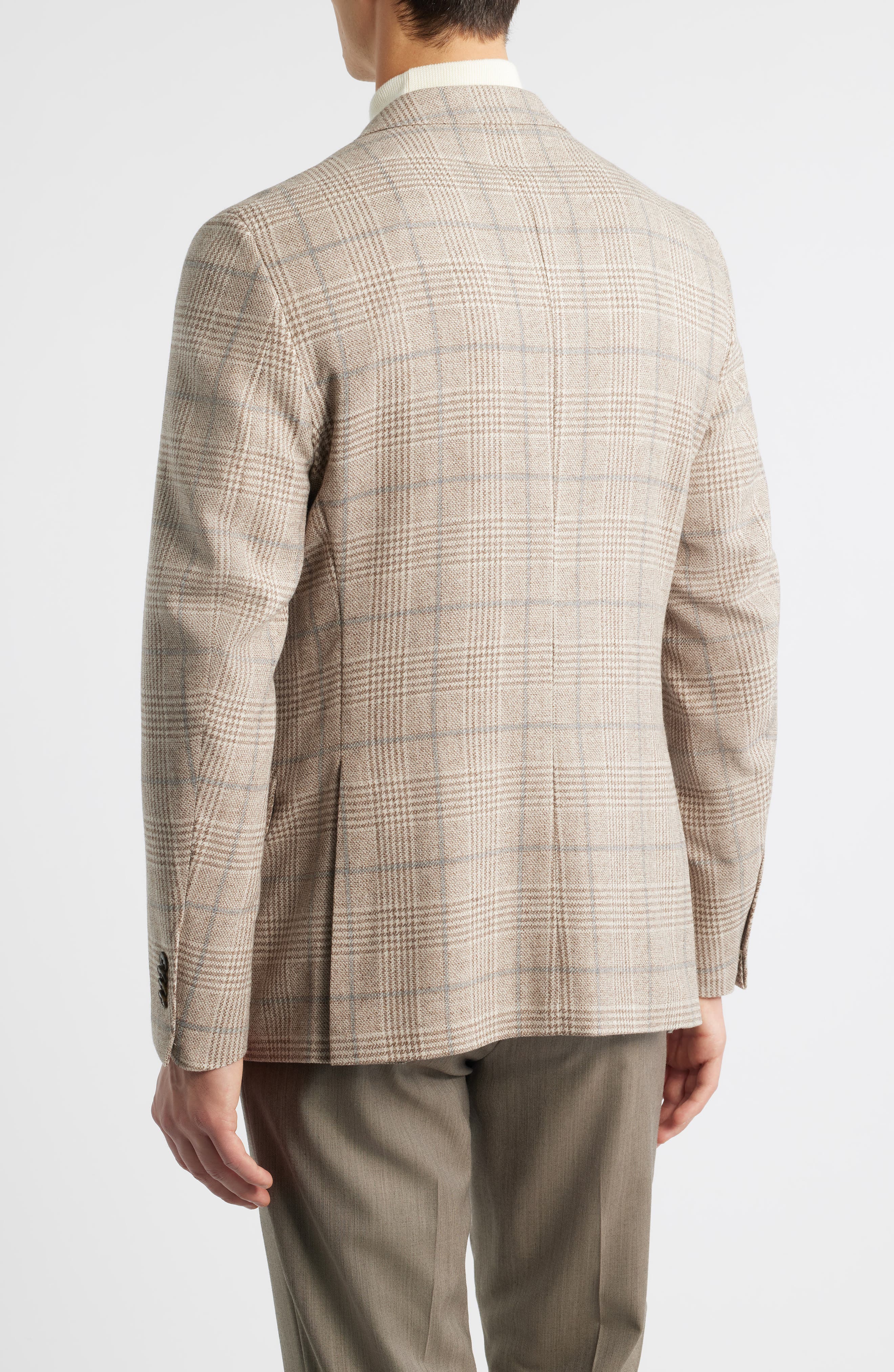Hyperlight Soft Plaid Wool & Cashmere Sport Coat - image 2