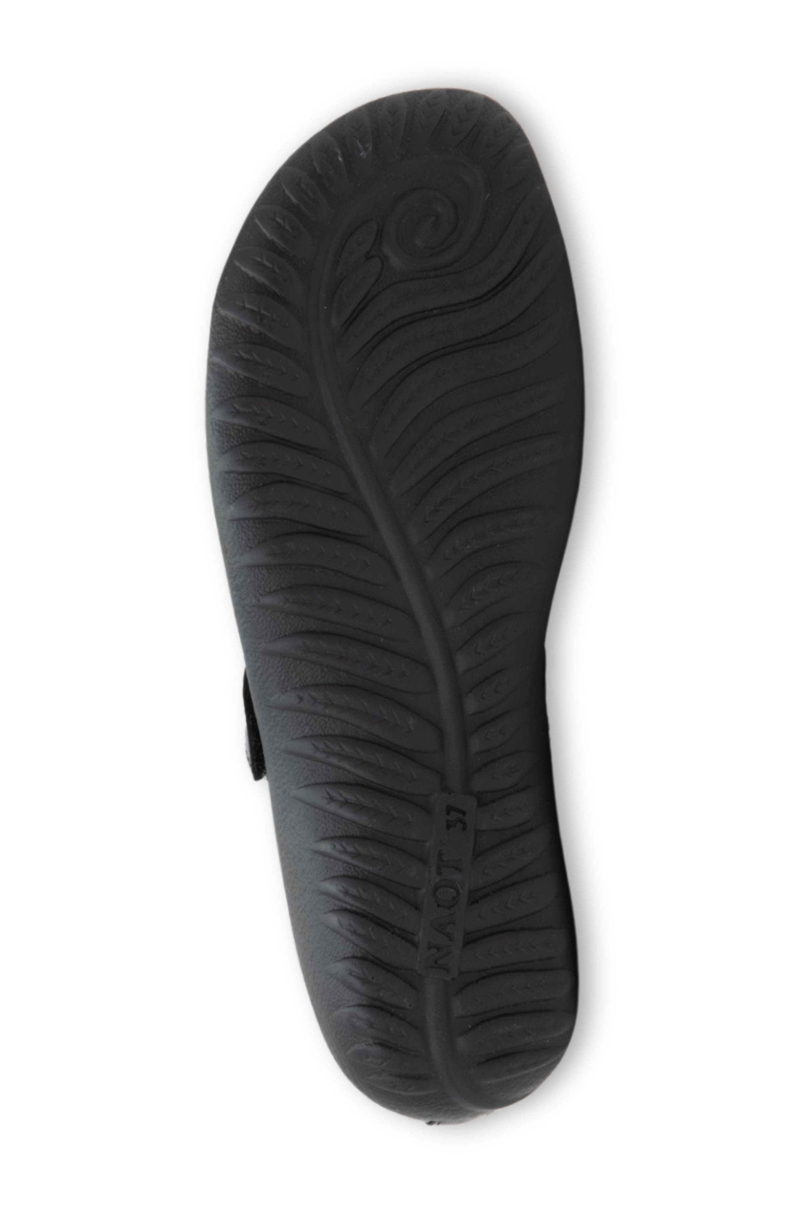 Naot Purini Mary Jane Flat, Alternate, color, Black Jet Leather