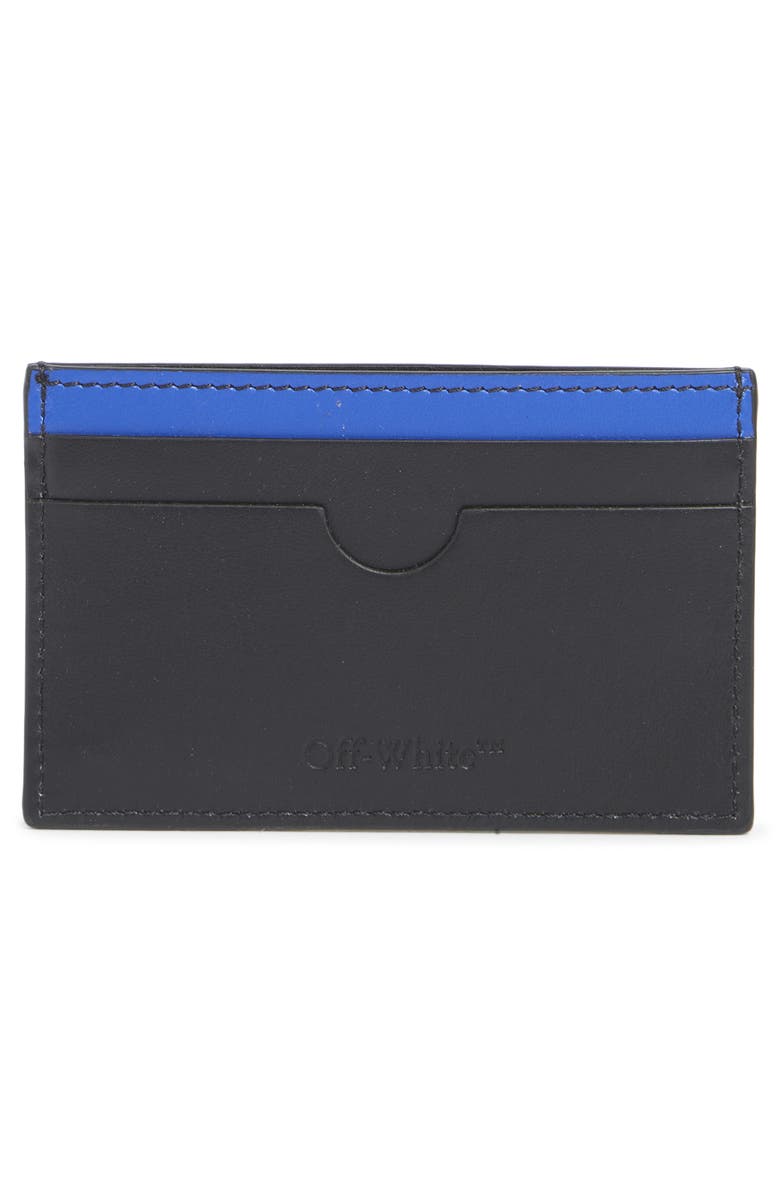 Off-White Jitney Leather Card Case, Alternate, color, 