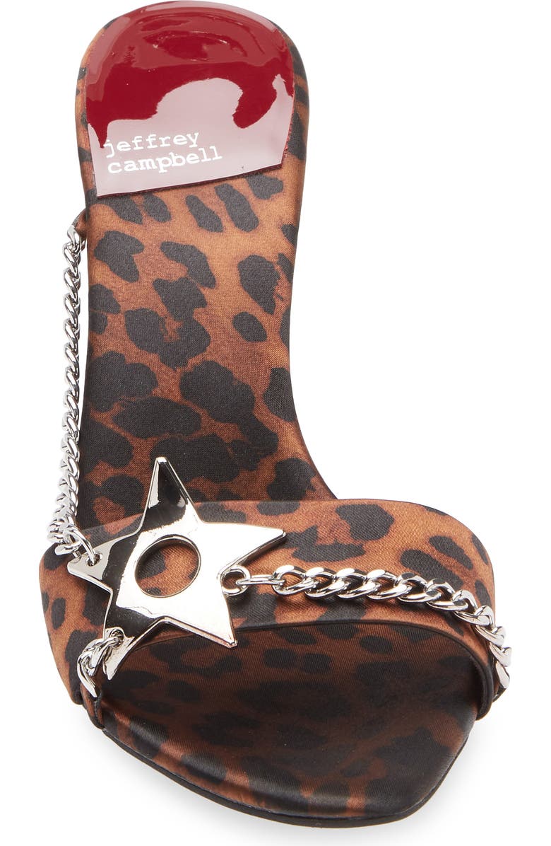 Jeffrey Campbell Soire Cheetah Print Sandal, Alternate, color,