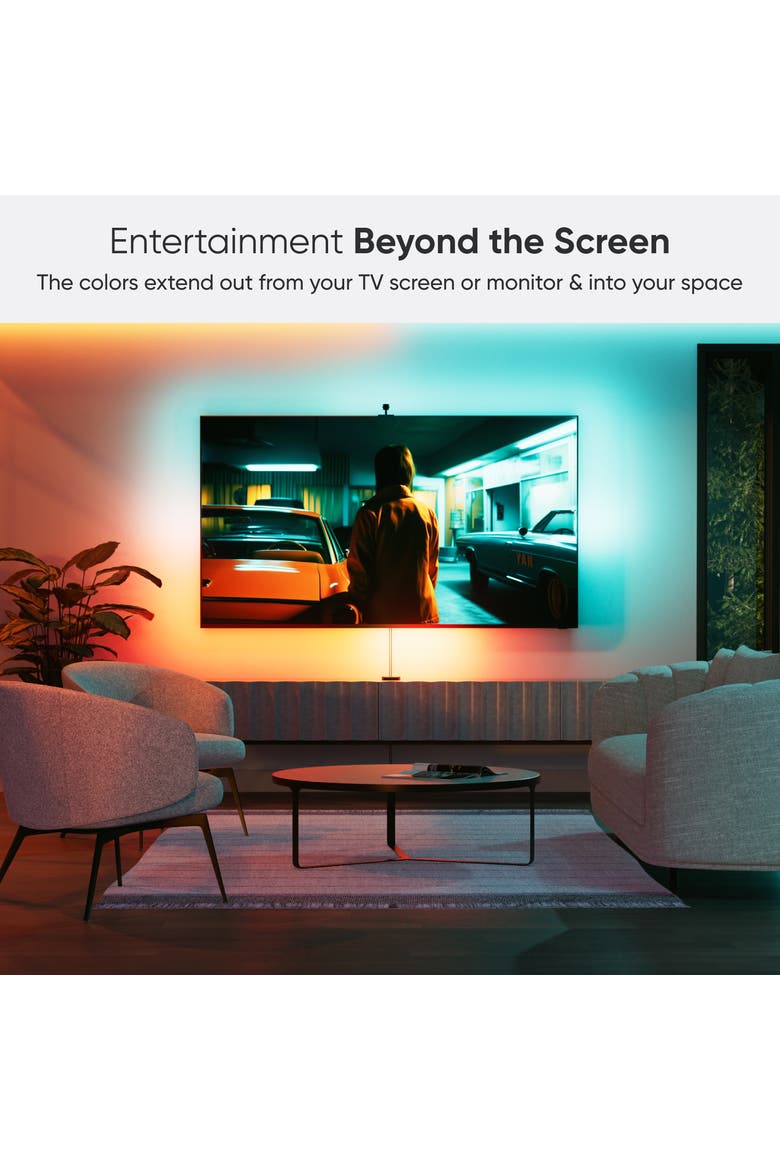 4D Screen Mirror Lightstrip Kit, Alternate, color, Multicolor