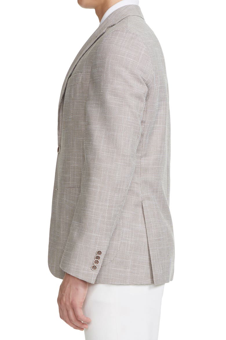 Morton Unconstructed Wool Blend Sport Coat, Alternate, color, TAN