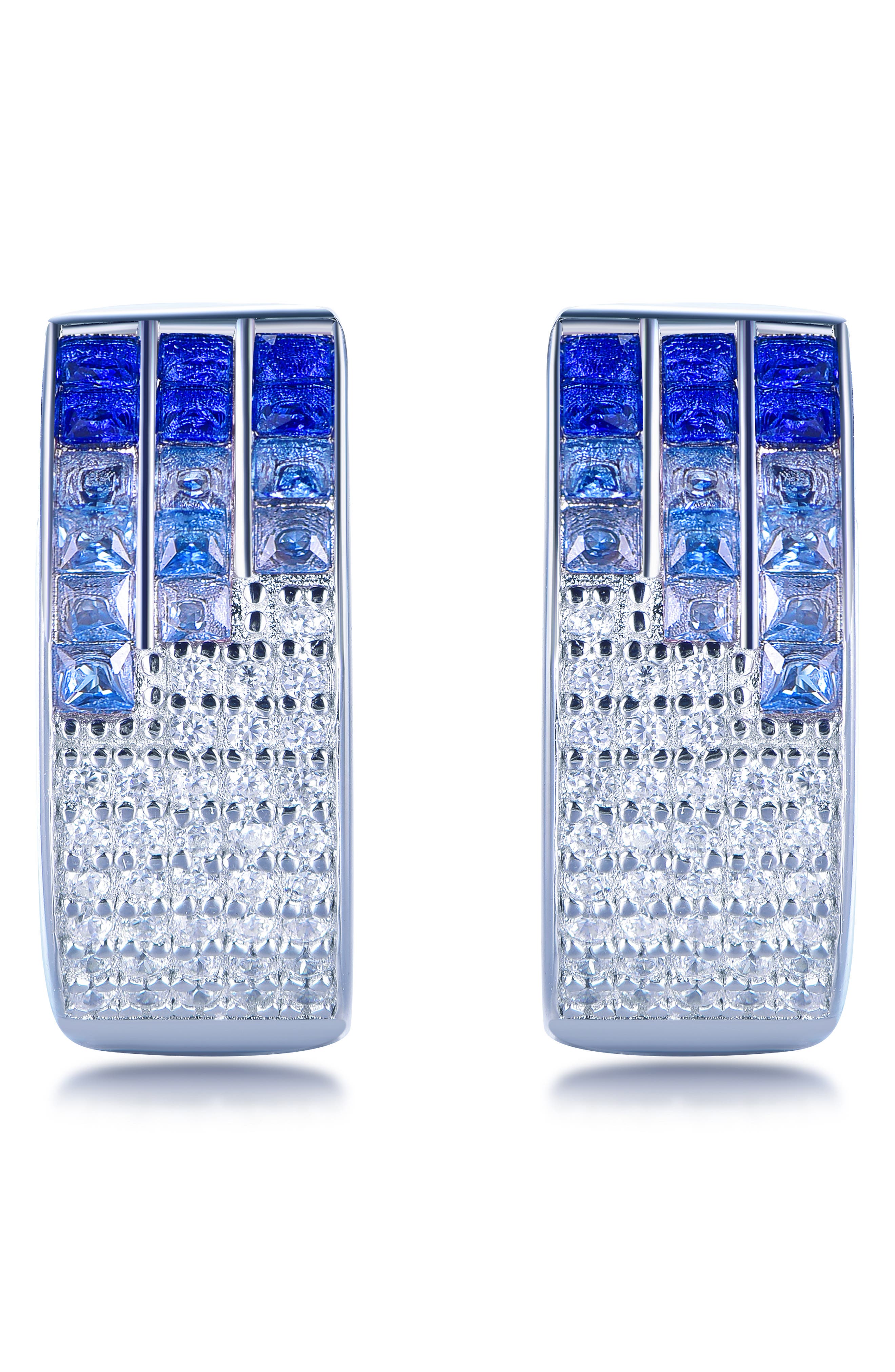 SUZY LEVIAN Cubic Zirconia Huggie Hoop Earrings