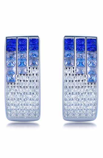 Cubic Zirconia Huggie Hoop Earrings