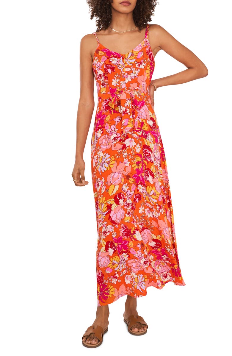 Vince Camuto Floral Dress, Main, color, 
