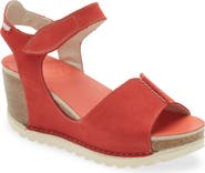 On Foot Leather Wedge Sandal
