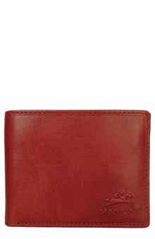 RFID Secure Leather Center Wing Wallet