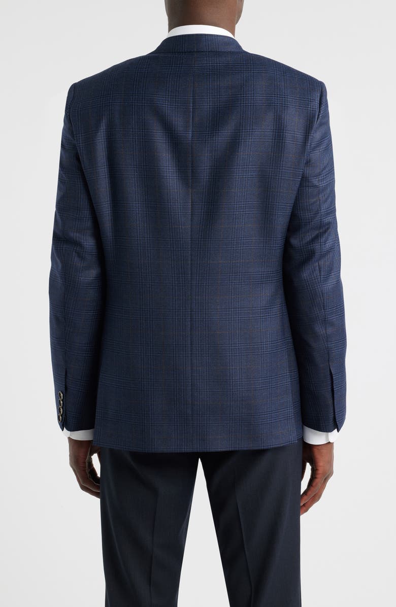 Heritage Gold Milano Plaid Wool Sport Coat, Alternate, color, Blue