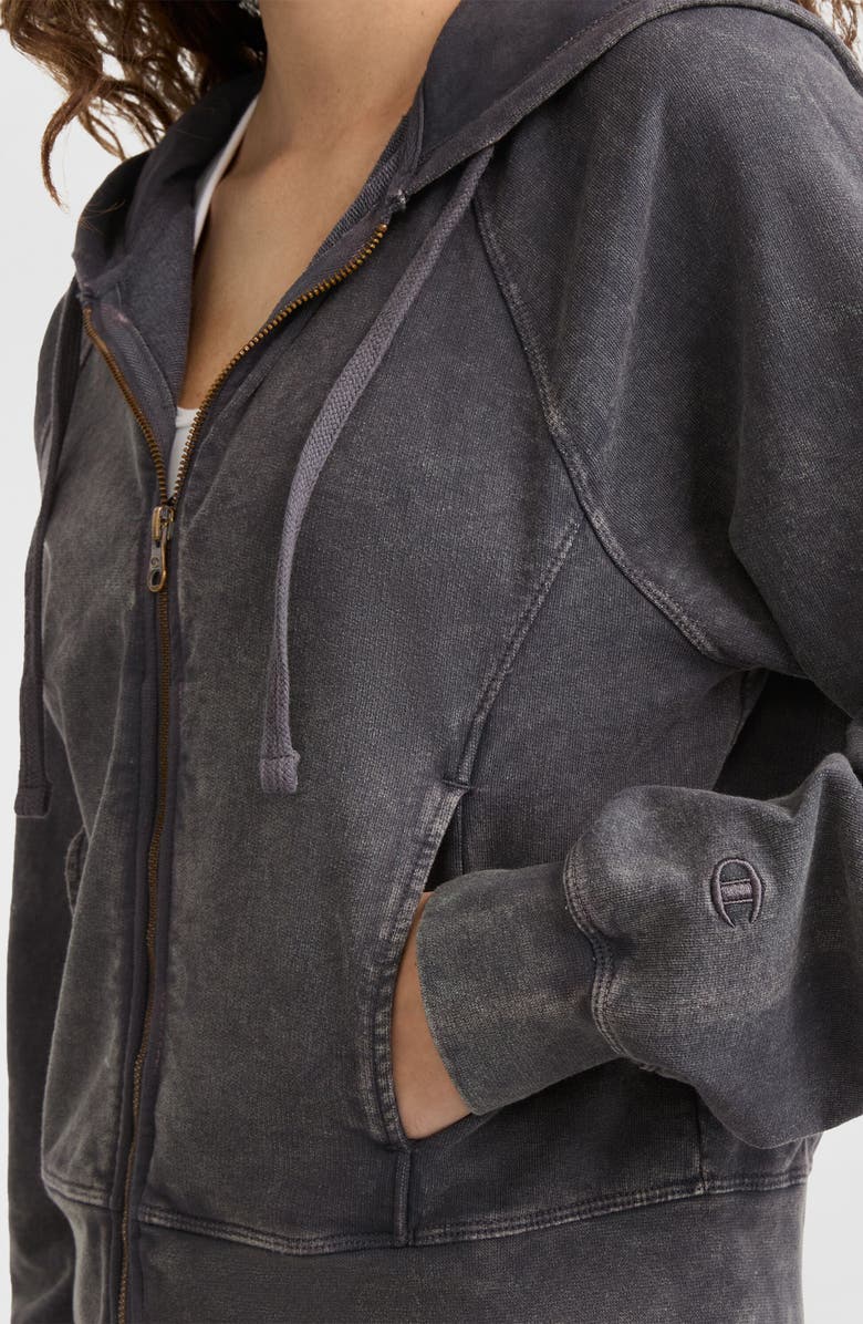 Champion Vintage Wash Full Zip Hoodie, Alternate, color, 