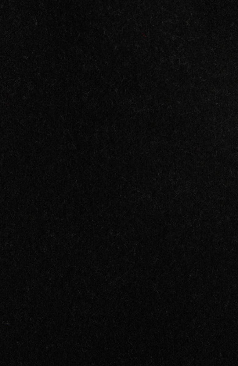 Moncler Fringe Wool Blend Cape, Alternate, color, 