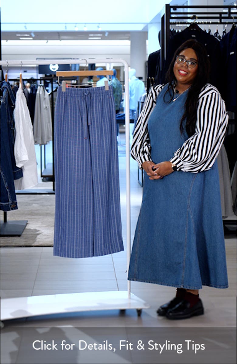 Vida Stripe Wide Leg Pants, sales video thumbnail