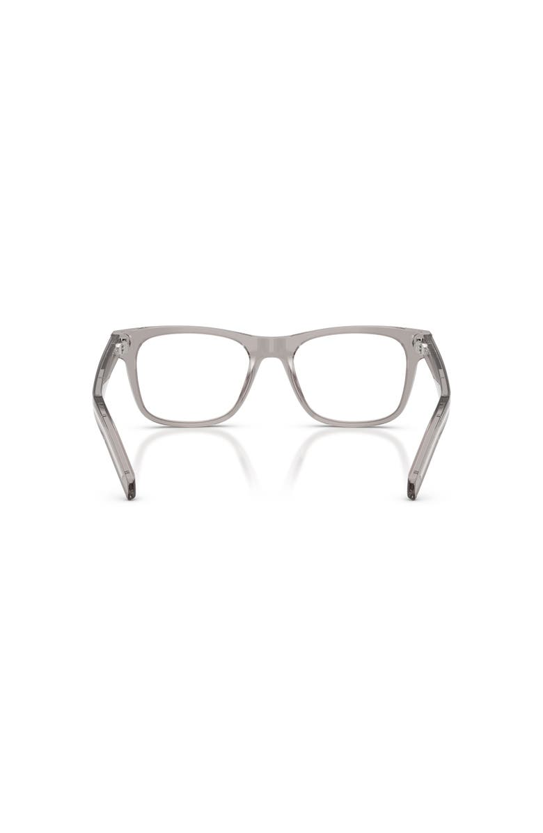 Prada 54mm Rectangle optical glasses, Alternate, color, Grey